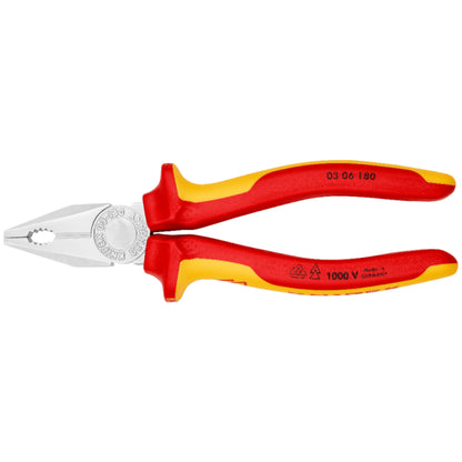 Cleste combinat VDE Knipex 180mm - izolat 1000V