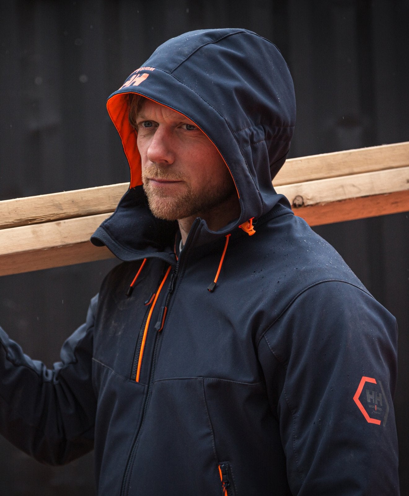 Jacheta cu gluga Helly Hansen Chelsea Evolution Softshell