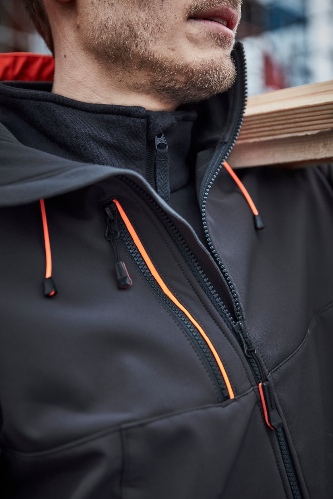 Jacheta cu gluga Helly Hansen Chelsea Evolution Softshell